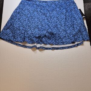 NWT Adidas Women's Floral Golf Skort, Crew Navy, Style ADVW0086, Size Large
